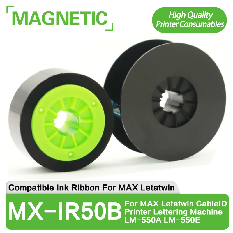 Магнитная чернильная лента MX-IR50B MX-IR50BP LM-IR50B-AS LM-IR50B для кабельного ID-принтера MAX Letatwin, машина для надписей LM-550A LM-550E
Магнитная чернильная лента MX-IR50B MX-IR50BP LM-IR50B-AS LM-IR50B для кабельного ID-принтера MAX Letatwin, машина для надписей LM-550A LM-550E