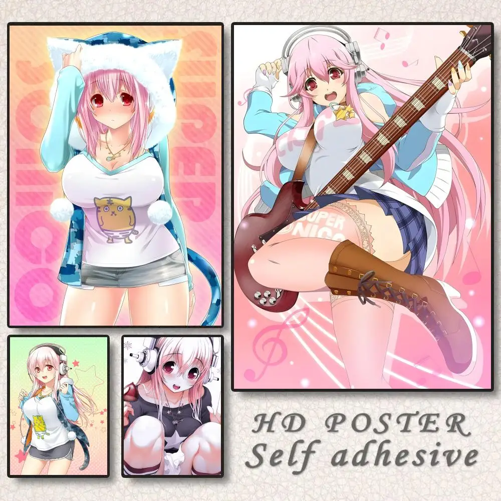 Anime Sexy Super S-Sonico Girl Poster Room Wall Art Decor Waterproof Stickers For Home Bar Bedroom Decoration
Anime Sexy Super S-Sonico Girl Poster Room Wall Art Decor Waterproof Stickers For Home Bar Bedroom Decoration