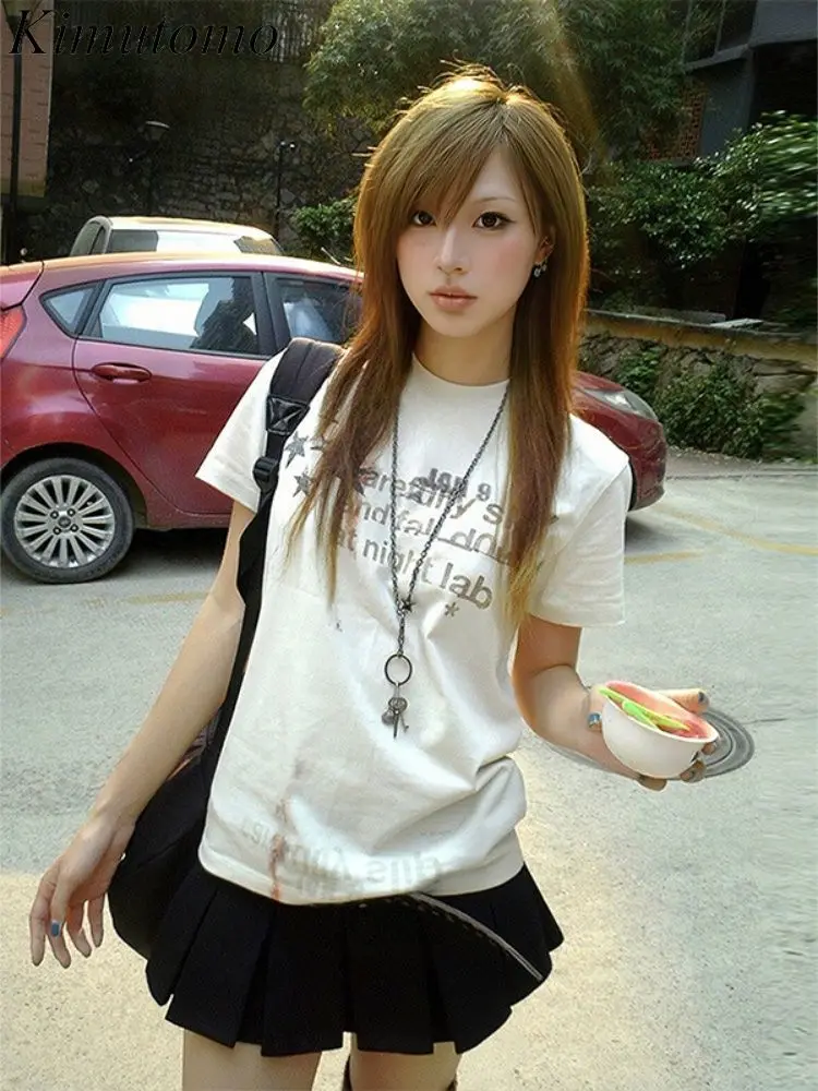 Kimutomo 2025 New Unique Chic Shoulder Printed Short Sleeved Top Women New Summer Round Neck Casual Versatile T-shirt Trend
Kimutomo 2025 New Unique Chic Shoulder Printed Short Sleeved Top Women New Summer Round Neck Casual Versatile T-shirt Trend
