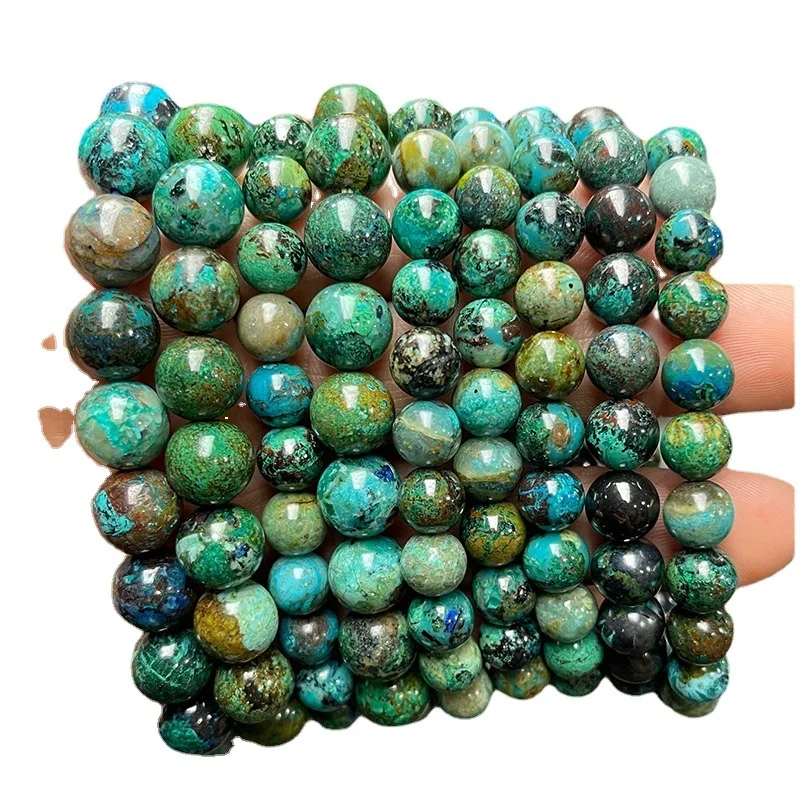 Shinzue Jewelry3ANatural Azurite Bracelet Oil-Rubbed Pine Unisex Personality Single Circle Round Bead Jewelry
Shinzue Jewelry3ANatural Azurite Bracelet Oil-Rubbed Pine Unisex Personality Single Circle Round Bead Jewelry