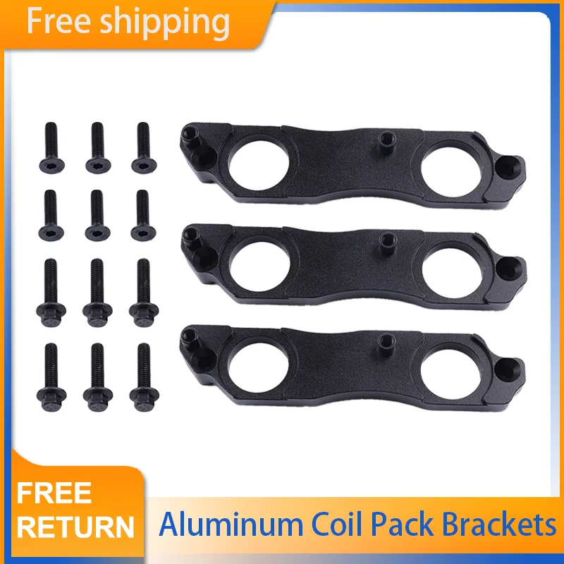 New Black or Silver Aluminum Coil Pack Brackets Compatible with Nissan R35 GTR and Toyota 1JZ/2JZ (VVTI/Non-VVTI)
New Black or Silver Aluminum Coil Pack Brackets Compatible with Nissan R35 GTR and Toyota 1JZ/2JZ (VVTI/Non-VVTI)