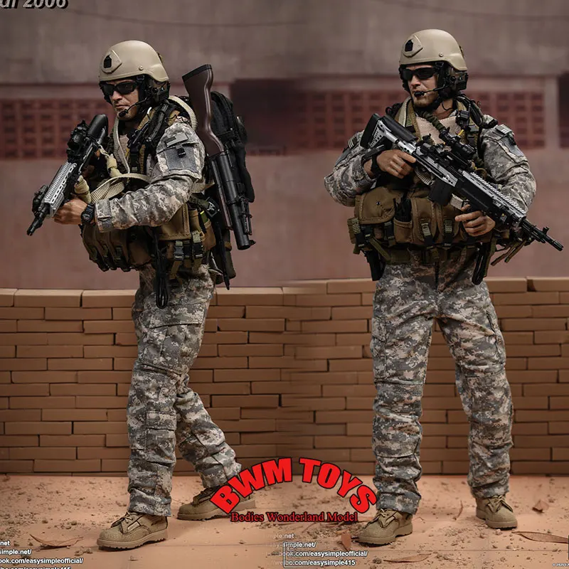 In Stock EASY&SIMPLE ES 26072 1/6 Scale Male Soldier US Navy Special Forces 12Inch Action Figure Doll Collection
In Stock EASY&SIMPLE ES 26072 1/6 Scale Male Soldier US Navy Special Forces 12Inch Action Figure Doll Collection