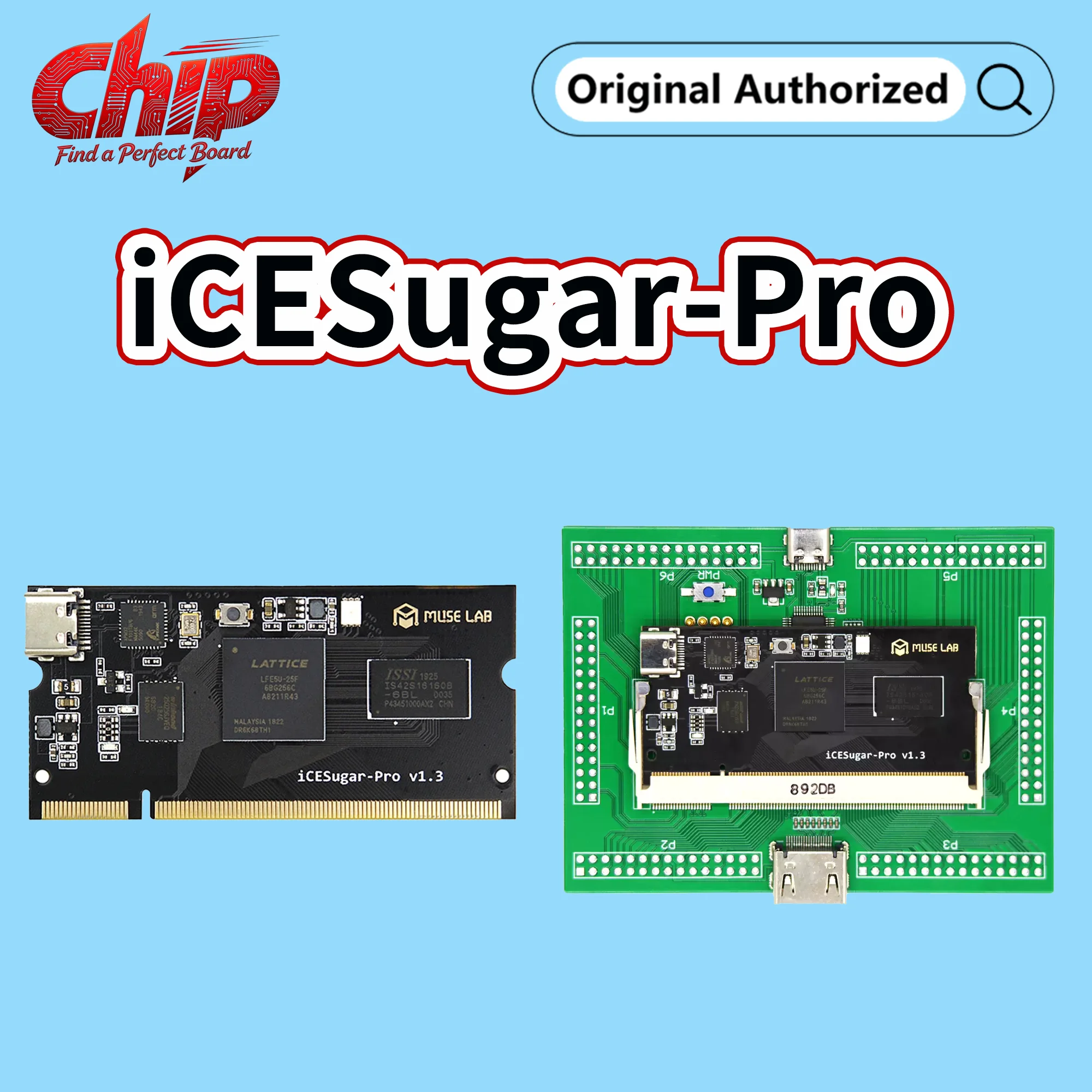 iCESugar-Pro FPGA Development-Board Lattice ECP5 LFE5U FPGA RISC-V Linux SODIMM Module
iCESugar-Pro FPGA Development-Board Lattice ECP5 LFE5U FPGA RISC-V Linux SODIMM Module
