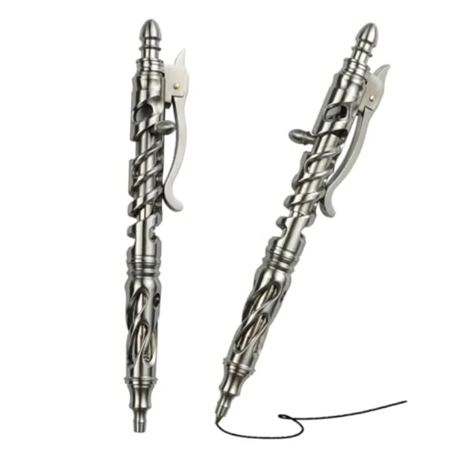 Ручка Dr. Metalleung Heavy Duty из нержавеющей стали с выдвижным механизмом - выдвижная ручка EDC с брелоком, сменный стержень, плавное письмо
Ручка Dr. Metalleung Heavy Duty из нержавеющей стали с выдвижным механизмом - выдвижная ручка EDC с брелоком, сменный стержень, плавное письмо