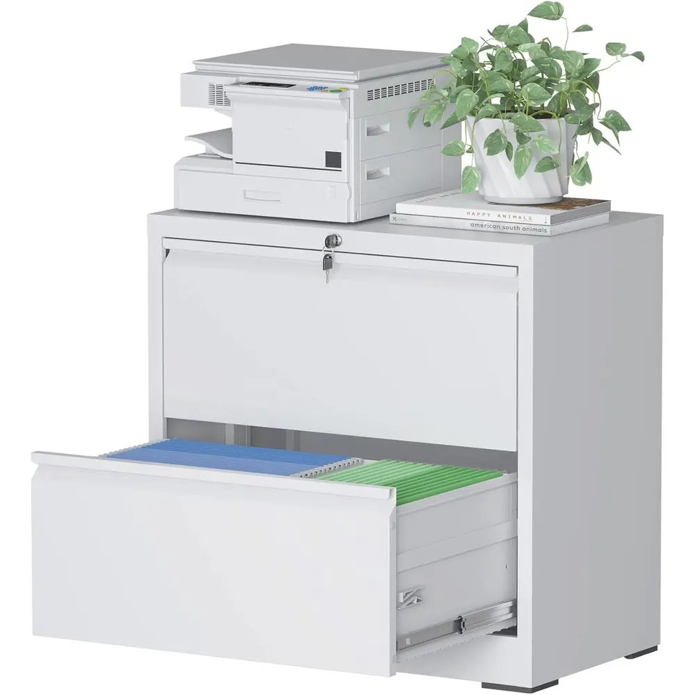 Heavy Duty Metal Locking Cabinet, 2 Drawers for Home or Office, White, Holds Letter/Legal/A4 Files, Assembly Needed
Heavy Duty Metal Locking Cabinet, 2 Drawers for Home or Office, White, Holds Letter/Legal/A4 Files, Assembly Needed