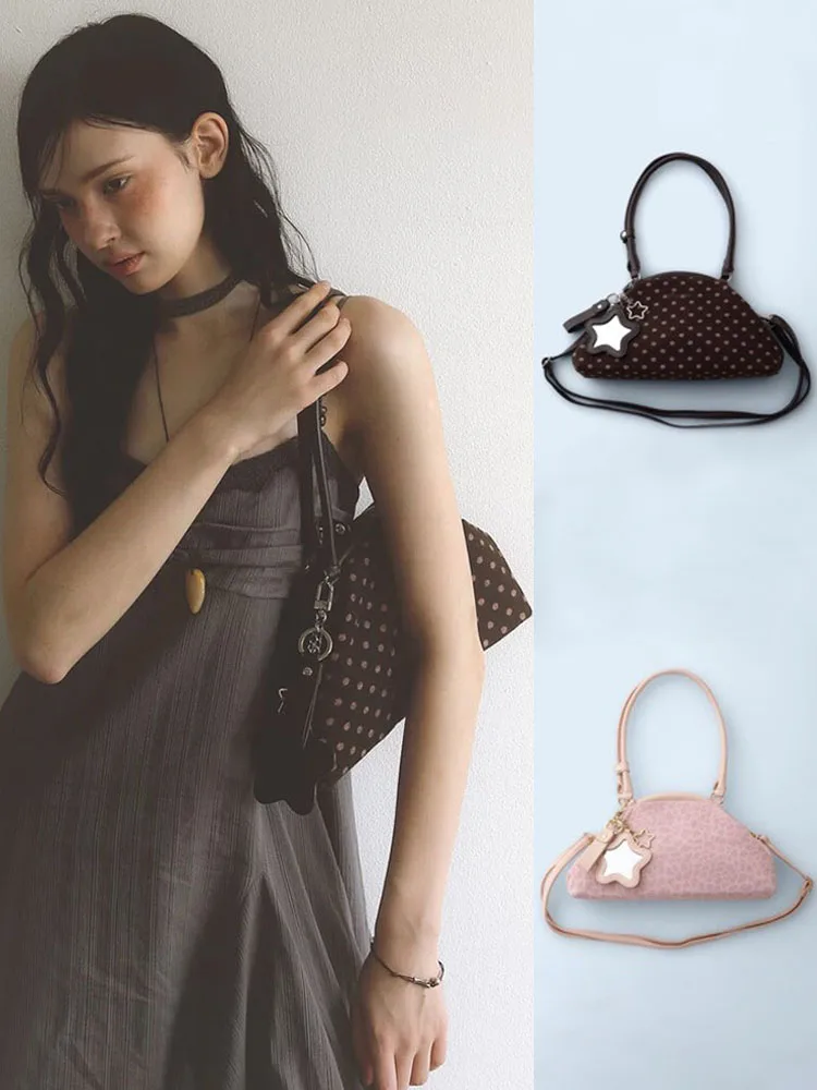 BadBlue Polka Dot Star Mirror Women's oulder Bag Handbag Underarm Bag Soft Nylon Material Korean Sle Ladies Handbag
BadBlue Polka Dot Star Mirror Women's oulder Bag Handbag Underarm Bag Soft Nylon Material Korean Sle Ladies Handbag