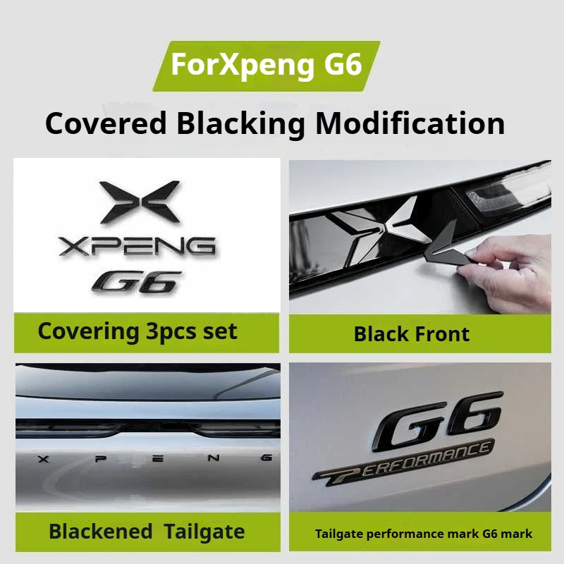 For Xpeng Xiaopeng G6 2023 2024 G6 Black Badge Front Rear Badge Blackened Covered Version Xiaopeng G6 Modification Accessories
For Xpeng Xiaopeng G6 2023 2024 G6 Black Badge Front Rear Badge Blackened Covered Version Xiaopeng G6 Modification Accessories
