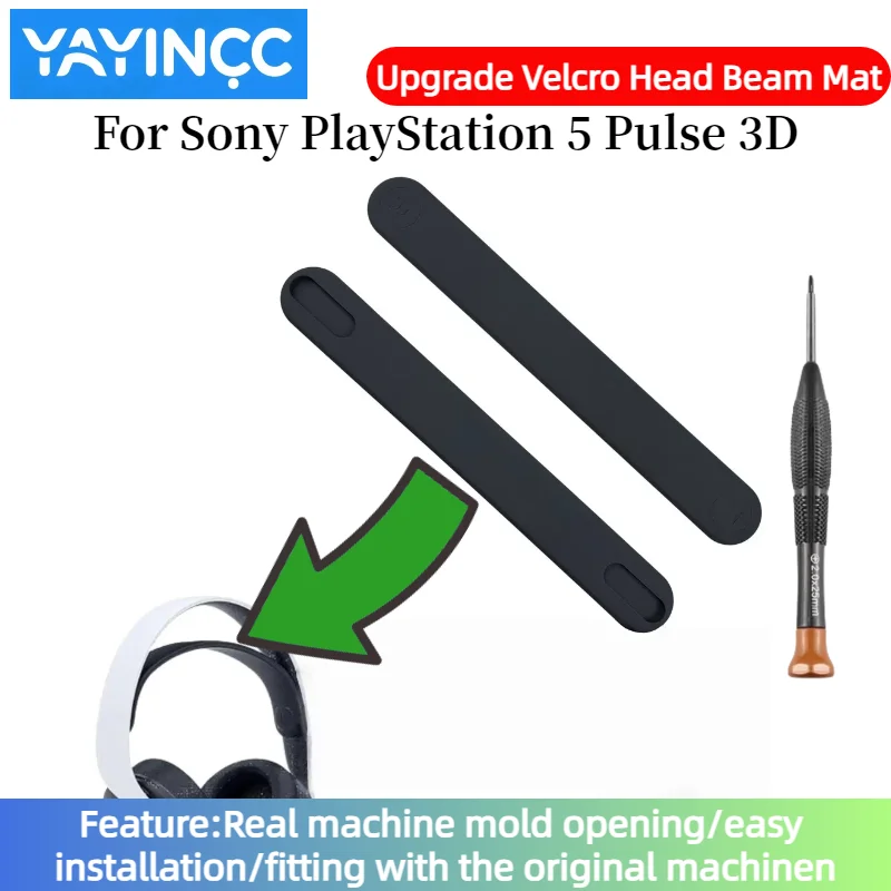 Replacement Silicone Headband, bow, beam pad For Sony PlayStation 5 Pulse 3D headphones repair parts easy installation
Replacement Silicone Headband, bow, beam pad For Sony PlayStation 5 Pulse 3D headphones repair parts easy installation
