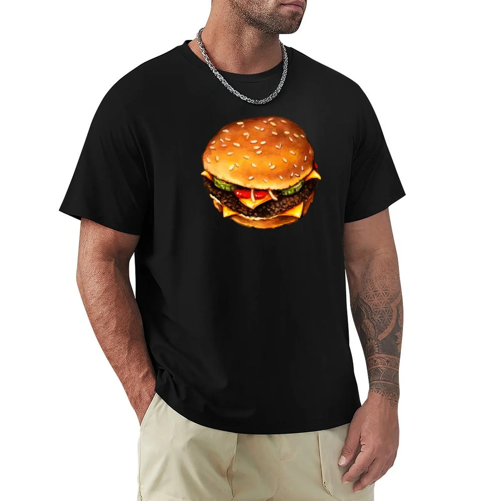 Футболка с рисунком Cheeseburger II, футболка с аниме, футболка с короткими рукавами, футболка большого размера, набор футболок для мужчин
Футболка с рисунком Cheeseburger II, футболка с аниме, футболка с короткими рукавами, футболка большого размера, набор футболок для мужчин