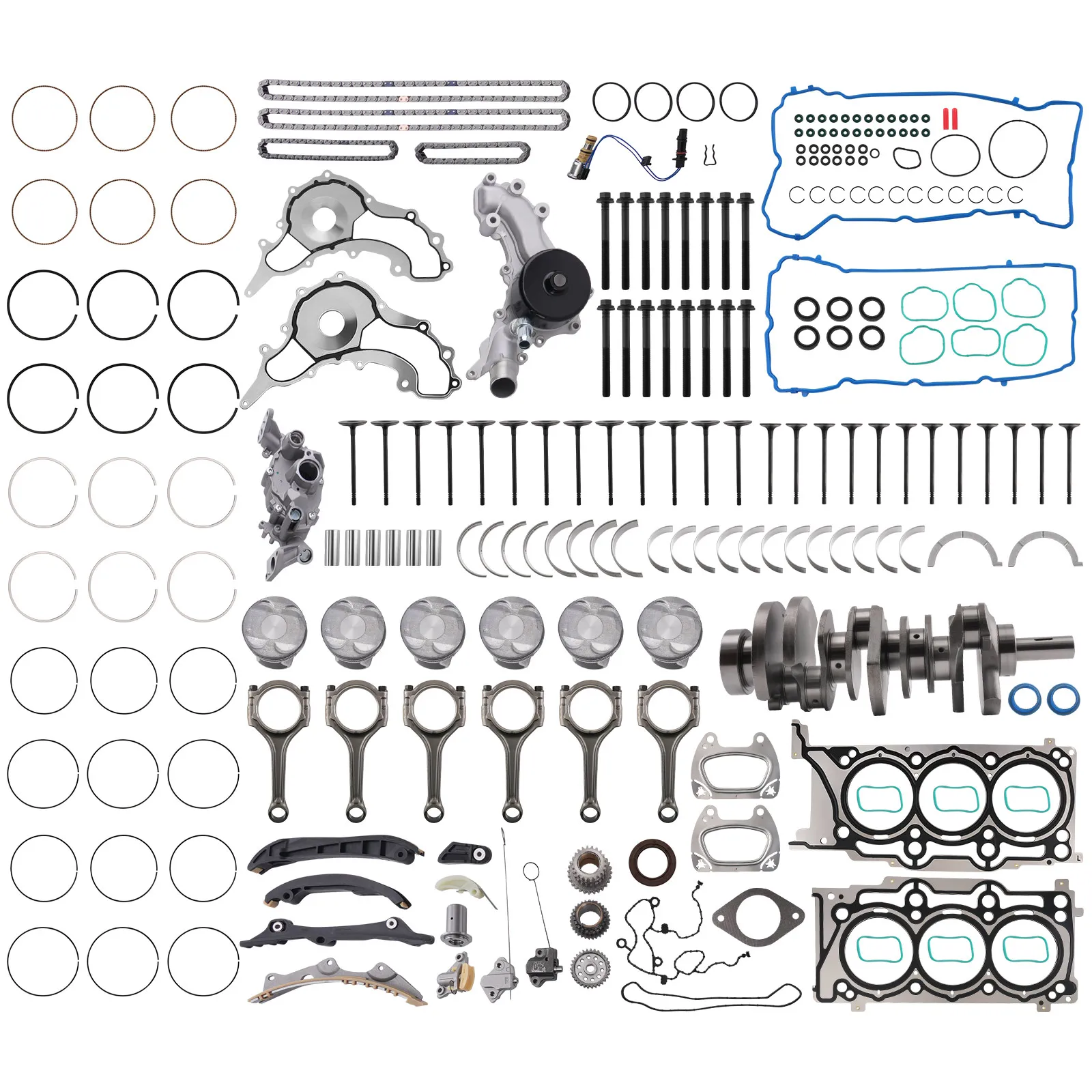 Full Engine Rebuild Kit for Jeep Grand Cherokee Wrangler 3.6L ERB 2012-2016
Full Engine Rebuild Kit for Jeep Grand Cherokee Wrangler 3.6L ERB 2012-2016