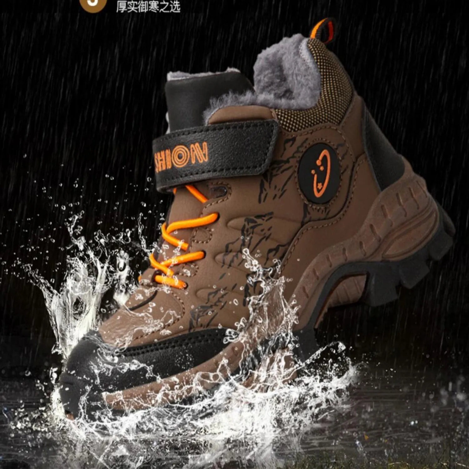 Winter Children Snow Warm Boots Fur Shoes Boys Sneaker Rubber Hiking Shoe Fashion Children Shoes Waterproof Leather Boots Kids
Winter Children Snow Warm Boots Fur Shoes Boys Sneaker Rubber Hiking Shoe Fashion Children Shoes Waterproof Leather Boots Kids