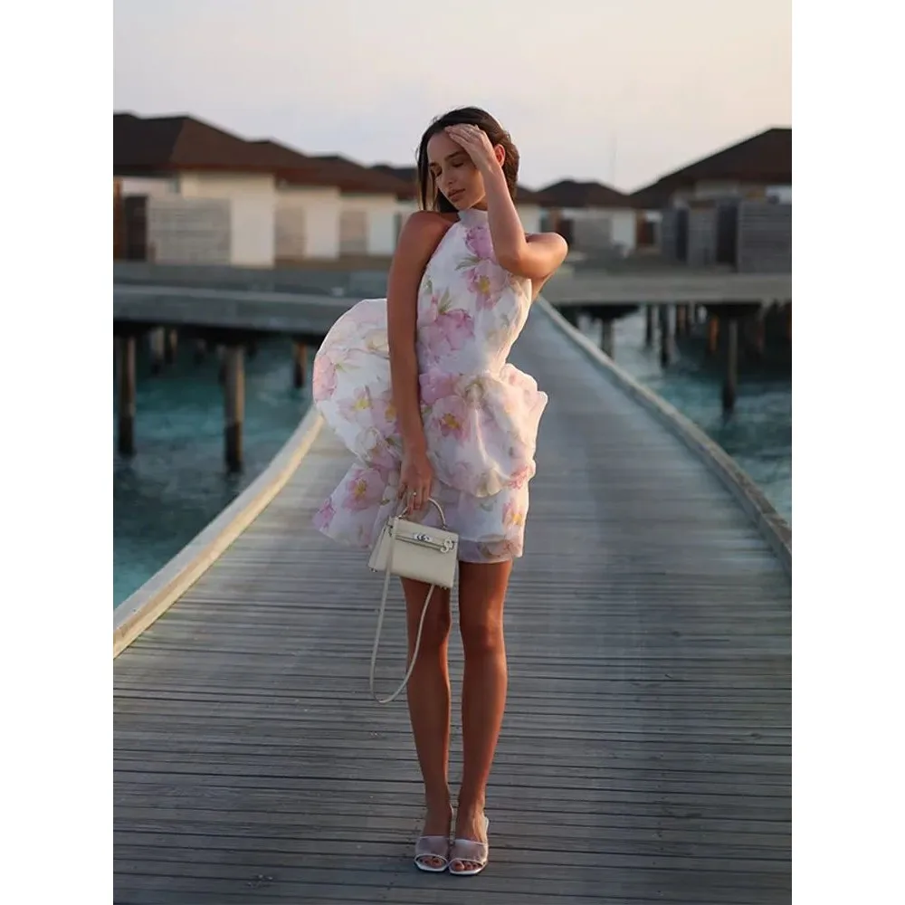 Glamorous Printed ter Ruffles ort Dr Women Sveles Ele Faionable Spring Summer Sun Protection Ne Cover
Glamorous Printed ter Ruffles ort Dr Women Sveles Ele Faionable Spring Summer Sun Protection Ne Cover