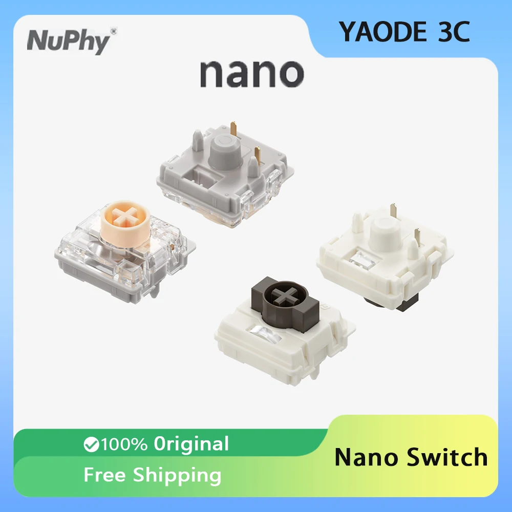 NuPhy Nano Switch Low-profile Switch For Low Profile Customized Keyboard 36 Keys Keyboard Accessories
NuPhy Nano Switch Low-profile Switch For Low Profile Customized Keyboard 36 Keys Keyboard Accessories