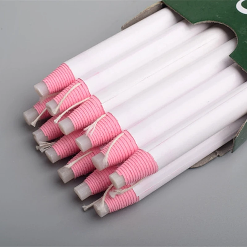 12Pcs Sewing Pencil No Sharpening White Fabric Pencil Fabric Marking Pencils Tailor Pencils for Leather Marking Tool
12Pcs Sewing Pencil No Sharpening White Fabric Pencil Fabric Marking Pencils Tailor Pencils for Leather Marking Tool