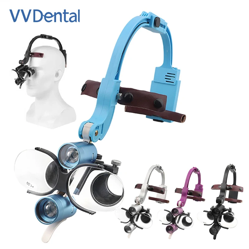 VV Dental Loupes LED Head Light Lamp 2.5X 3.5X Magnification Binocular Dentistry Surgical Magnifier With Comfortable Headband
VV Dental Loupes LED Head Light Lamp 2.5X 3.5X Magnification Binocular Dentistry Surgical Magnifier With Comfortable Headband
