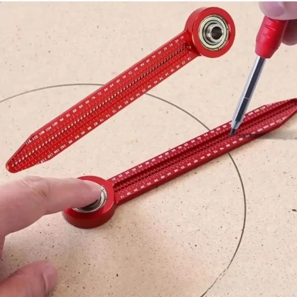 360 Degree Round Marking Woodworking Scribe Gauge Precision Scribe Gauge Portable Drawing Compass Gauge Carpenter Tool
360 Degree Round Marking Woodworking Scribe Gauge Precision Scribe Gauge Portable Drawing Compass Gauge Carpenter Tool