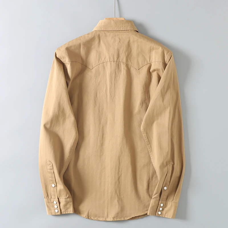 Spring And Autumn New American Retro Long-Sleeve Lapel Cargo Shirt Men's Fashion 100% Cotton Washed Double Pocket Casual Blouses
Spring And Autumn New American Retro Long-Sleeve Lapel Cargo Shirt Men's Fashion 100% Cotton Washed Double Pocket Casual Blouses