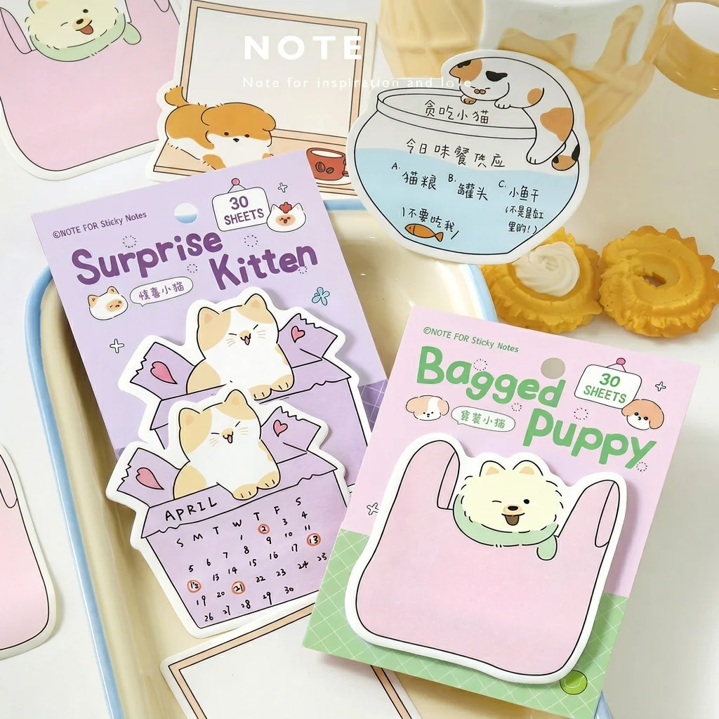 30 Sheets Cute Cartoon Self-Adhesive Sticky Notes Notepad Reusable Die Cut Memo Pads For Journaling Note Taking Daily Reminder
30 Sheets Cute Cartoon Self-Adhesive Sticky Notes Notepad Reusable Die Cut Memo Pads For Journaling Note Taking Daily Reminder