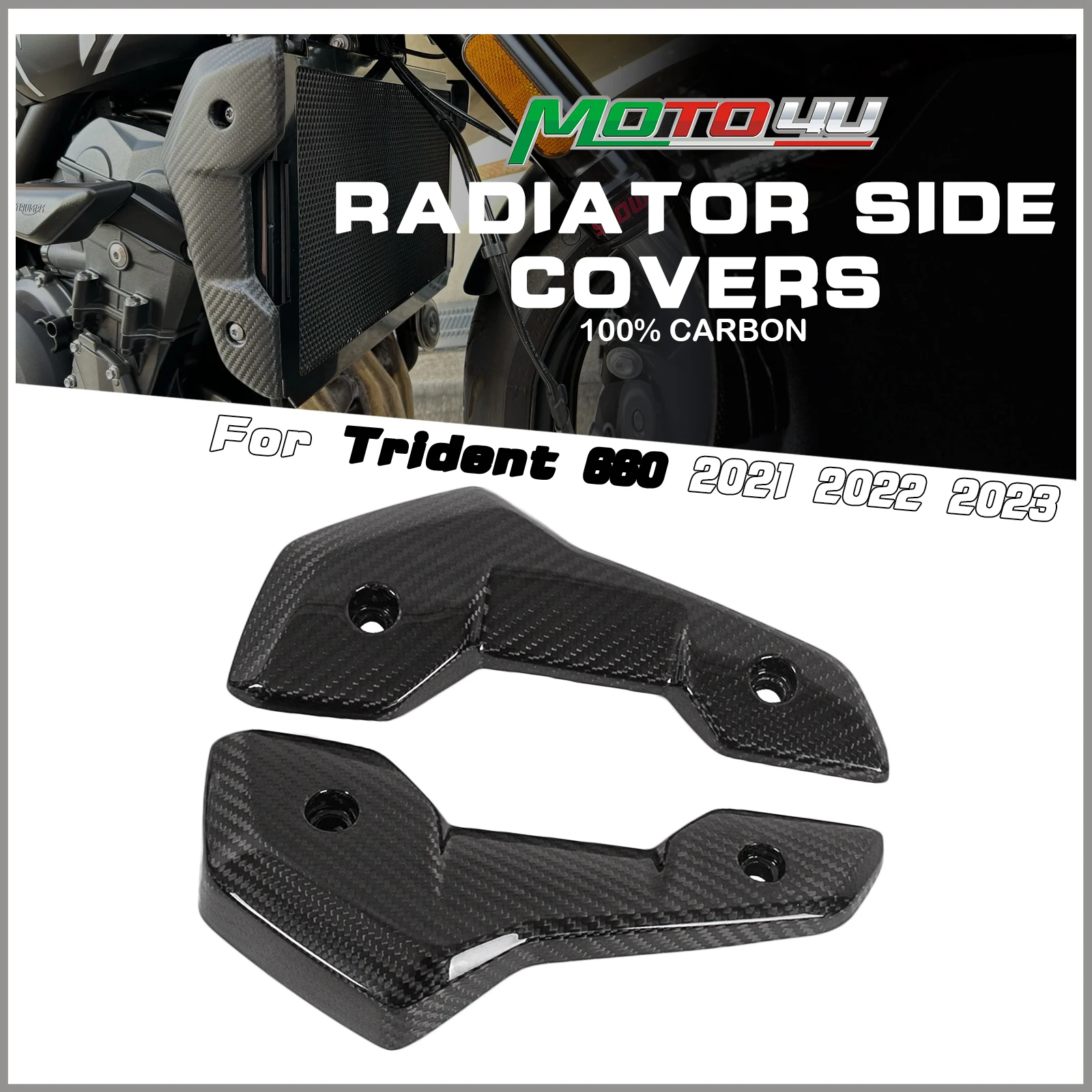 New For Triumph Trident 660 2021 2022 2023 Amazing Side Panels 100% Carbon Fiber Radiator Covers Seat Cowl
New For Triumph Trident 660 2021 2022 2023 Amazing Side Panels 100% Carbon Fiber Radiator Covers Seat Cowl