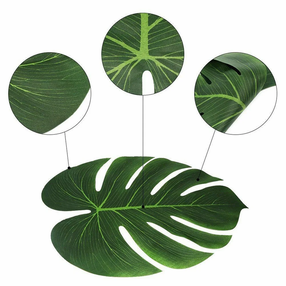 30Pcs Simulation Turtle Leaves Artificial Monstera Green 8 Inch Fake Monstera Leaves Tropical Island Home Office Bedroom
30Pcs Simulation Turtle Leaves Artificial Monstera Green 8 Inch Fake Monstera Leaves Tropical Island Home Office Bedroom