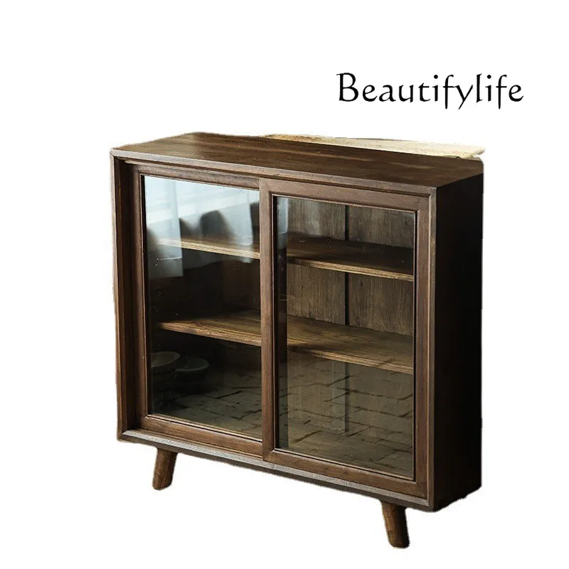 Nordic Solid Wood Sideboard Integrated Wall Wine Cabinet Modern Minimalist Retro Push-Pull Tea Cabinet
Nordic Solid Wood Sideboard Integrated Wall Wine Cabinet Modern Minimalist Retro Push-Pull Tea Cabinet