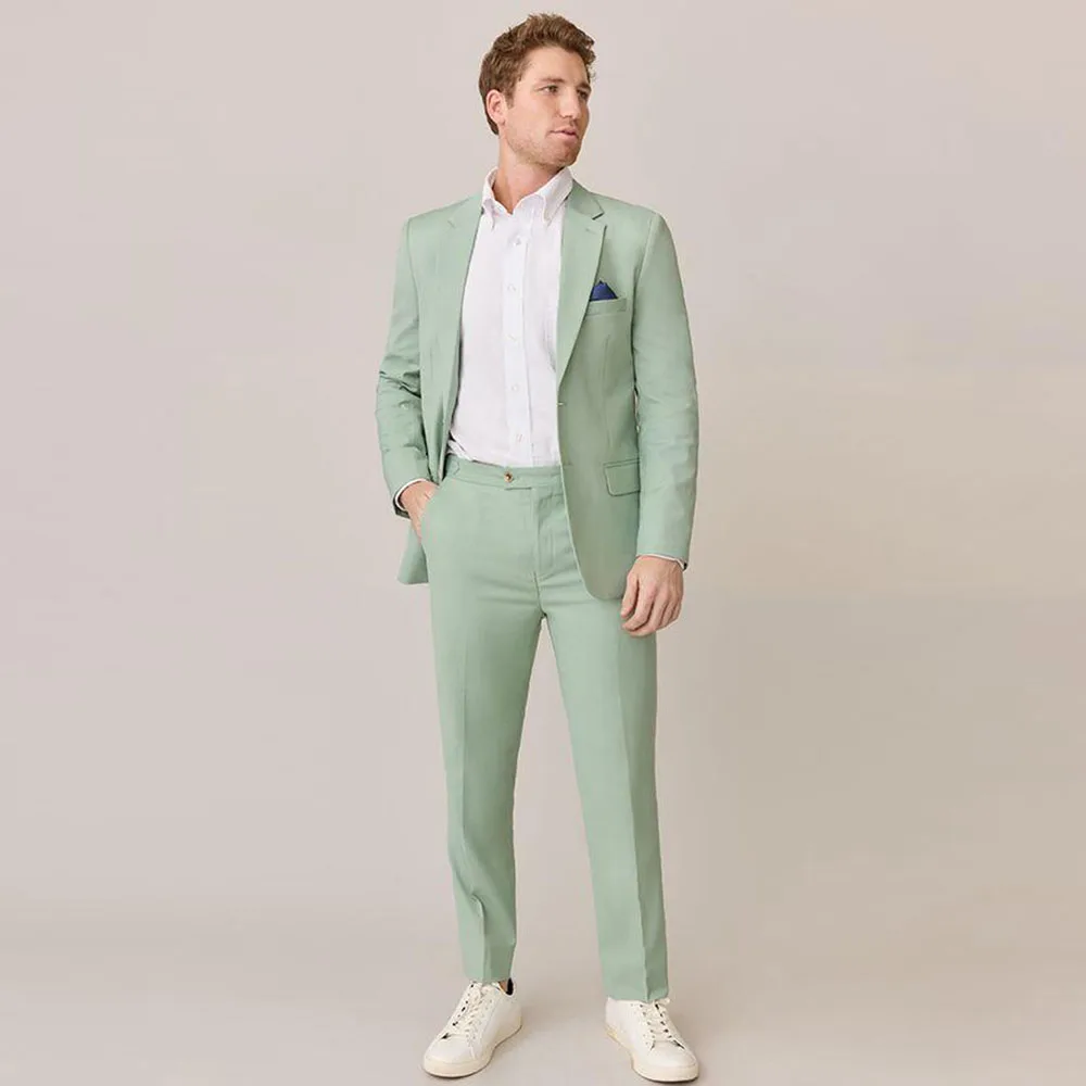 Green Men Suits High Quality 2 Pieces Jacket Pant Formal Occasion Notch Collar Special Customize Male Clothing Fashion 2025
Green Men Suits High Quality 2 Pieces Jacket Pant Formal Occasion Notch Collar Special Customize Male Clothing Fashion 2025