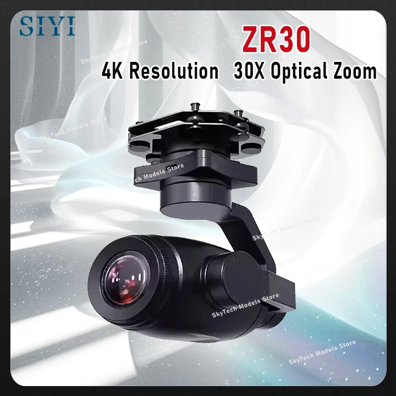 SIYI ZR30 4K 8MP 180X Hybrid 30X Optical Pod Zoom Gimbal Camera with AI Smart Identify and Tracking 1/2.7 Sony Sensor
SIYI ZR30 4K 8MP 180X Hybrid 30X Optical Pod Zoom Gimbal Camera with AI Smart Identify and Tracking 1/2.7 Sony Sensor