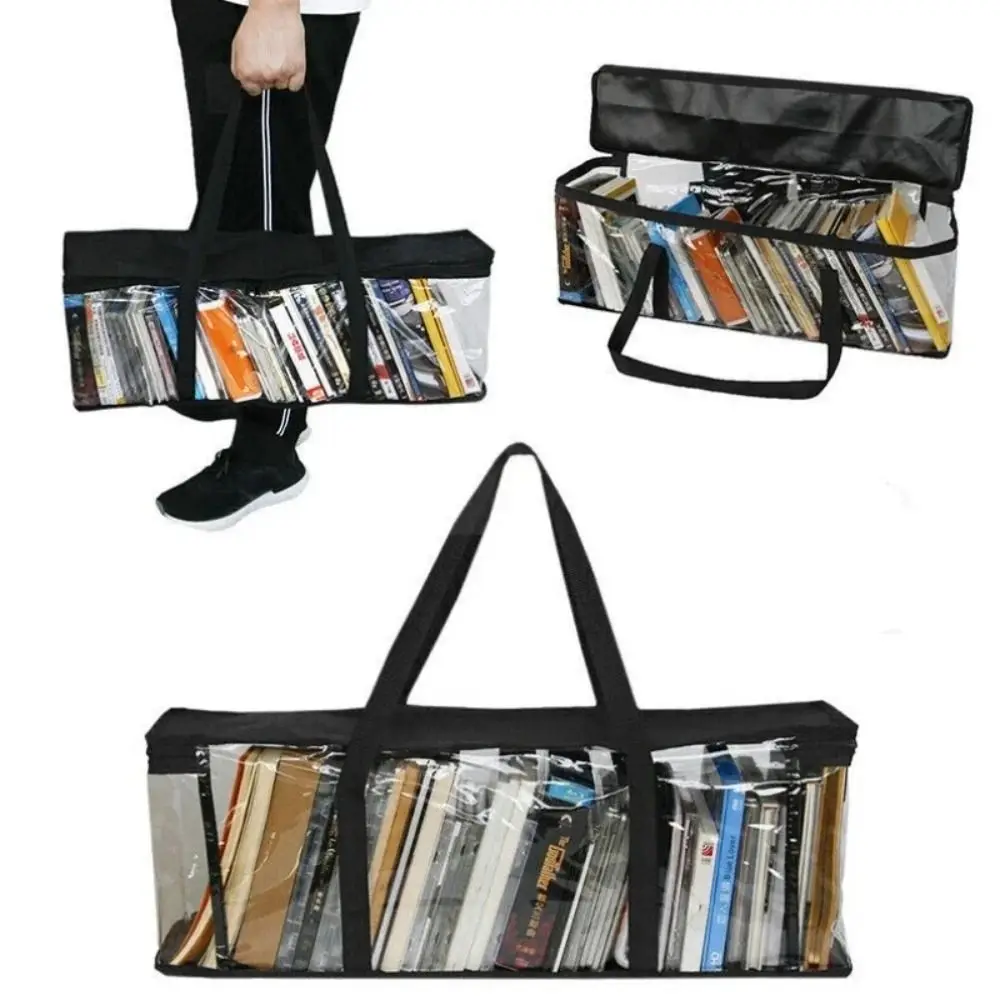 Visual Dust Proof Book Storage Bag 60cm Clear CD Holder Case with Handles Large DVD Carry Bag Kids Toy
Visual Dust Proof Book Storage Bag 60cm Clear CD Holder Case with Handles Large DVD Carry Bag Kids Toy