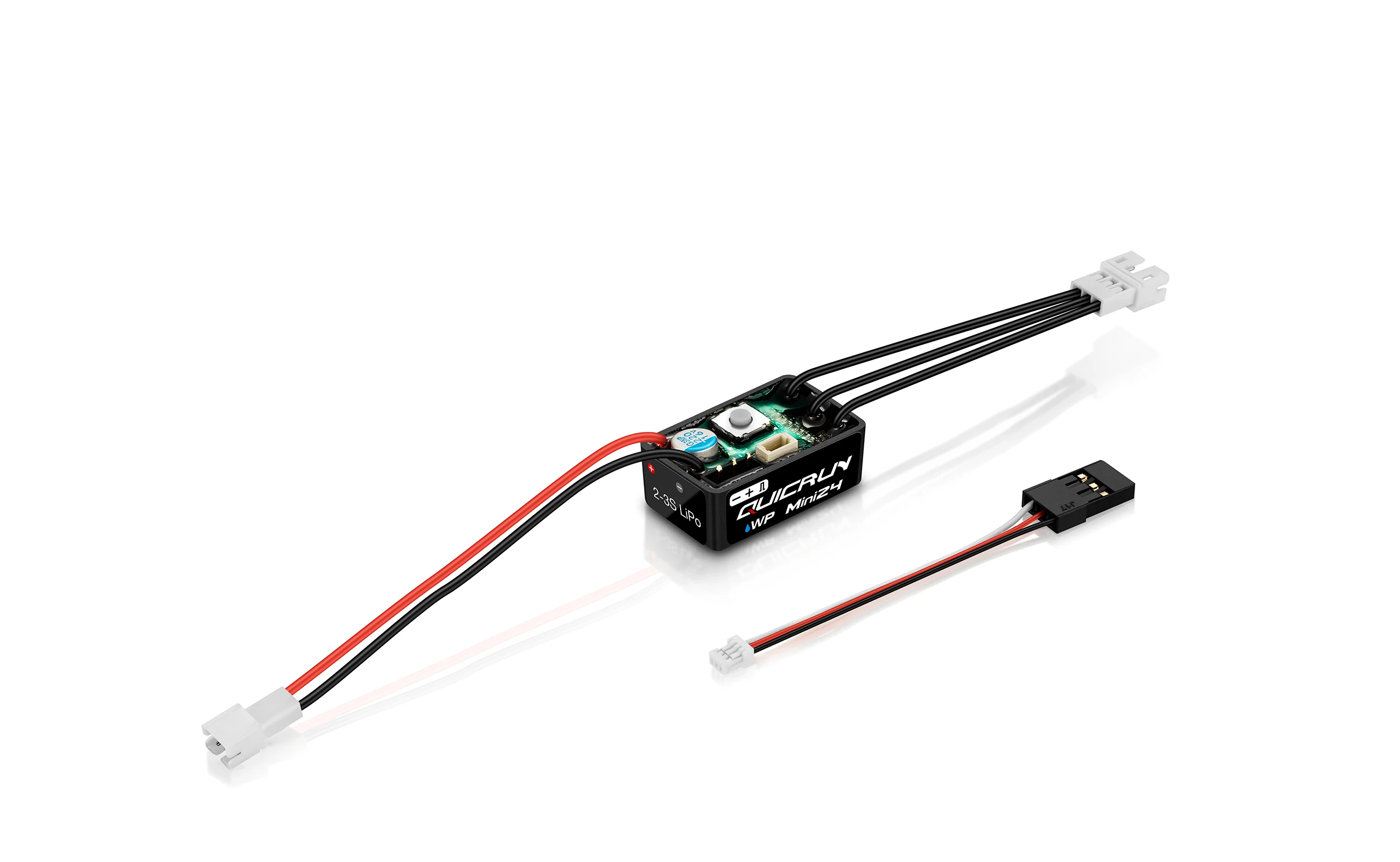 HOBBYWING QuicRun WP Mini24 25A Waterproof 2-3S Brushed/Brushless ESC for 1/24 1/18 1/16 RC Mini Car Crawler Monster 1621 Motor
HOBBYWING QuicRun WP Mini24 25A Waterproof 2-3S Brushed/Brushless ESC for 1/24 1/18 1/16 RC Mini Car Crawler Monster 1621 Motor