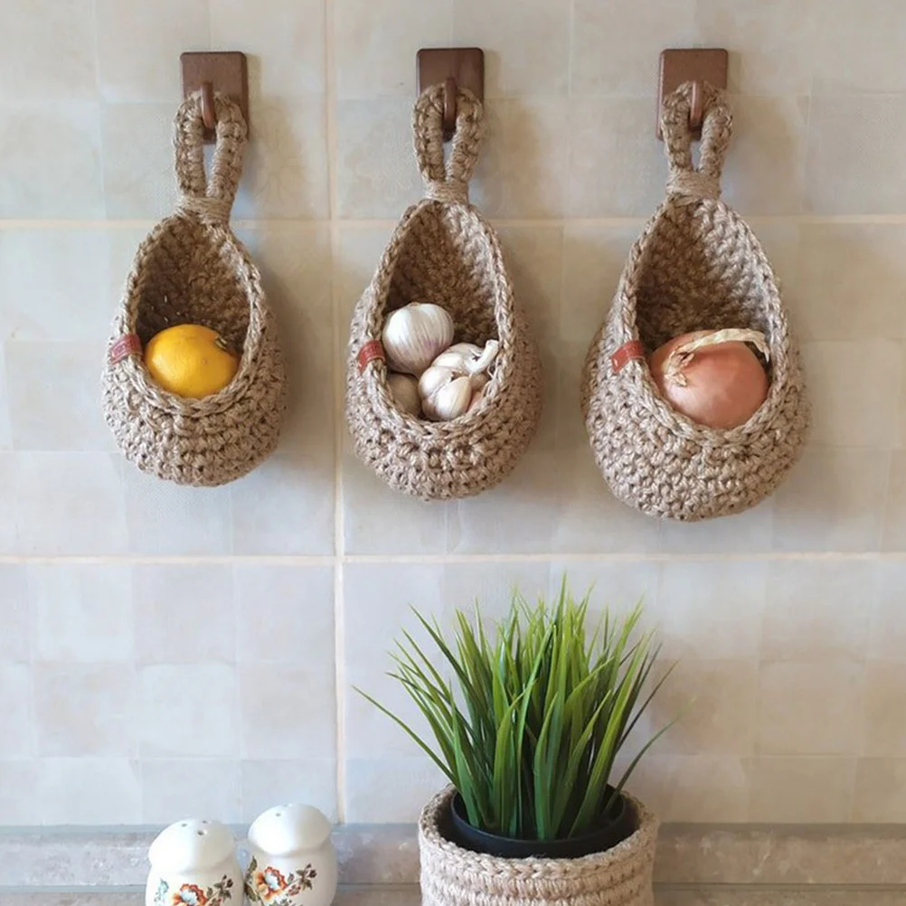 Wall Hanging Storage Basket Fruit Vegetable Rack for Kitchen Baskets Decor Mounted
Wall Hanging Storage Basket Fruit Vegetable Rack for Kitchen Baskets Decor Mounted