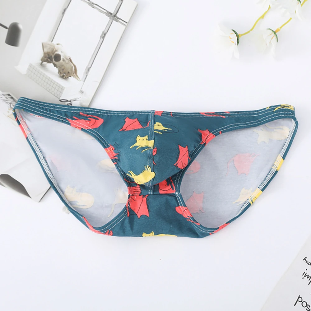 Cotton Comfort Printed Mens Briefs Low Waist Sexy Underwear Stretch Breathable Panties U Convex Pouch Underpants Slip Homme A50
Cotton Comfort Printed Mens Briefs Low Waist Sexy Underwear Stretch Breathable Panties U Convex Pouch Underpants Slip Homme A50