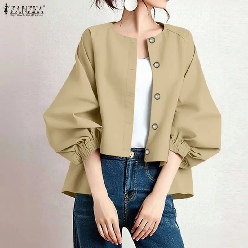 ZANZEA Women Vintage Asymmetrical Tops Long Lantern Sleeve Solid Shirts O-Neck Casual Female Clothing Fashion Blouses Blusas
ZANZEA Women Vintage Asymmetrical Tops Long Lantern Sleeve Solid Shirts O-Neck Casual Female Clothing Fashion Blouses Blusas
