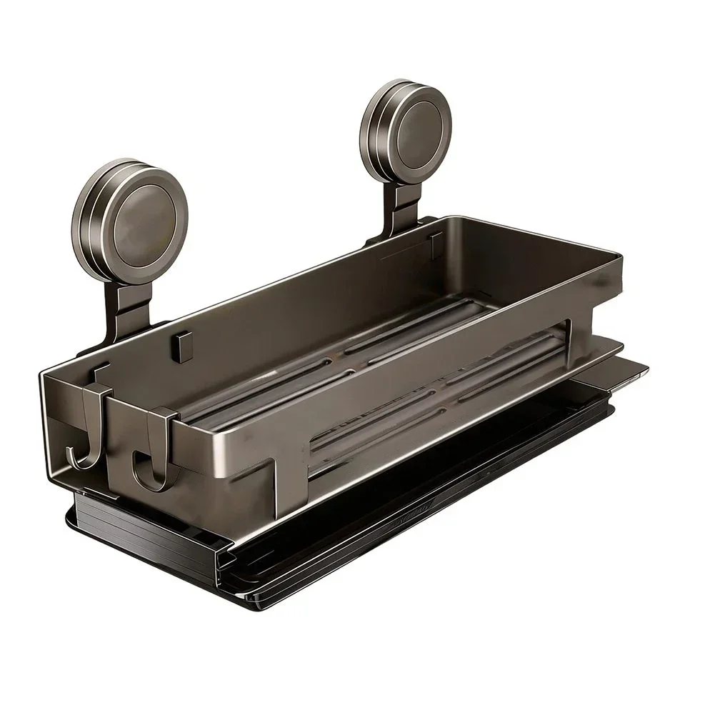 Suction Cup Wall Shelf for Bathroom For RV Camper No Drill Hanging Organizer Space Saving Aluminum Gray 29.5x12.7x5.5cm
Suction Cup Wall Shelf for Bathroom For RV Camper No Drill Hanging Organizer Space Saving Aluminum Gray 29.5x12.7x5.5cm