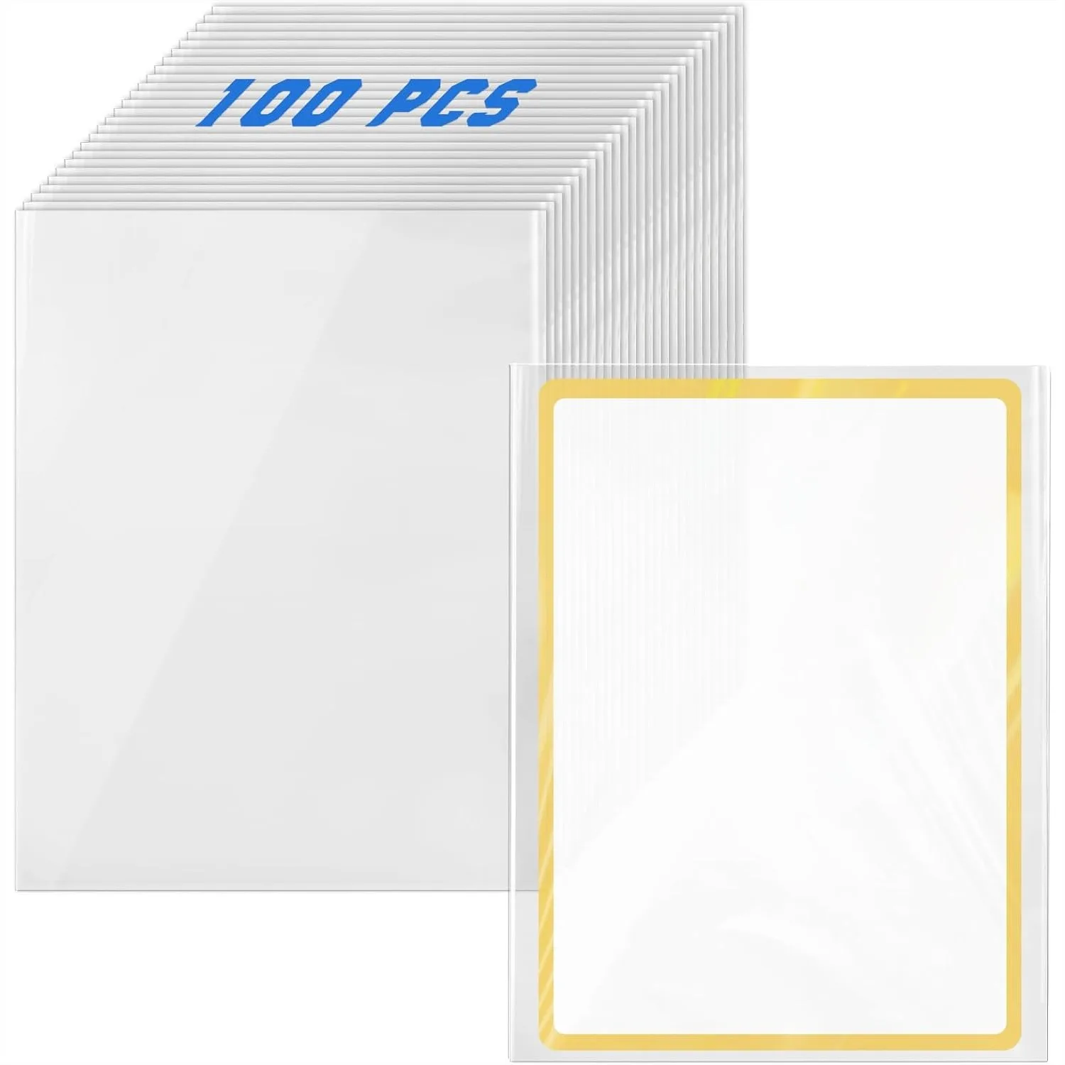 100 Pack Jumbo Card Sleeves for Giant PKM Cards, XL 5.9x8.27 Oversized Protectors, 4 Mil Thick for TCG Collectibles PSA
100 Pack Jumbo Card Sleeves for Giant PKM Cards, XL 5.9x8.27 Oversized Protectors, 4 Mil Thick for TCG Collectibles PSA