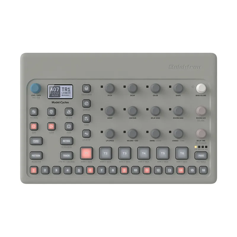 Spot Elektron/Swedish Model Cycles FM Engine Six Track Drum Machine Synthesizer Sequencer
Spot Elektron/Swedish Model Cycles FM Engine Six Track Drum Machine Synthesizer Sequencer