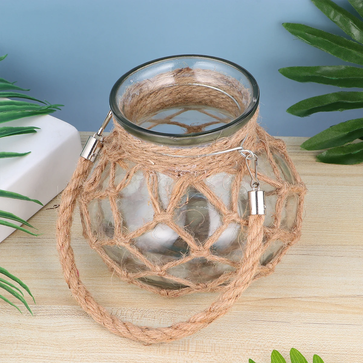 Hydroponics Planter Vintage Vase Decoration Glass Bottle Hemp Rope Vases for Flowers Pots Plants
Hydroponics Planter Vintage Vase Decoration Glass Bottle Hemp Rope Vases for Flowers Pots Plants