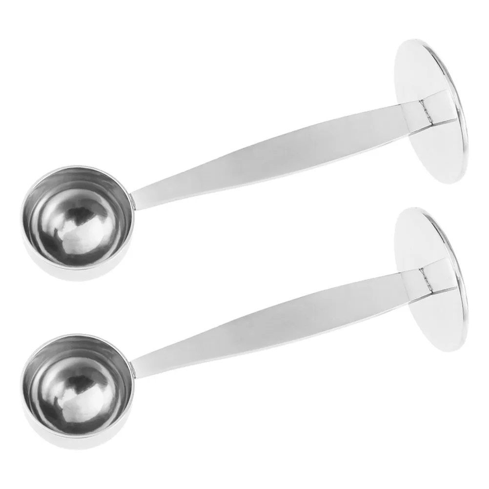 2pcs Coffee Spoon Stainless Steel Dual Head Measuring Scoop Tamping Base Espresso Kitchen Tool Sugar Grounds Precise
2pcs Coffee Spoon Stainless Steel Dual Head Measuring Scoop Tamping Base Espresso Kitchen Tool Sugar Grounds Precise