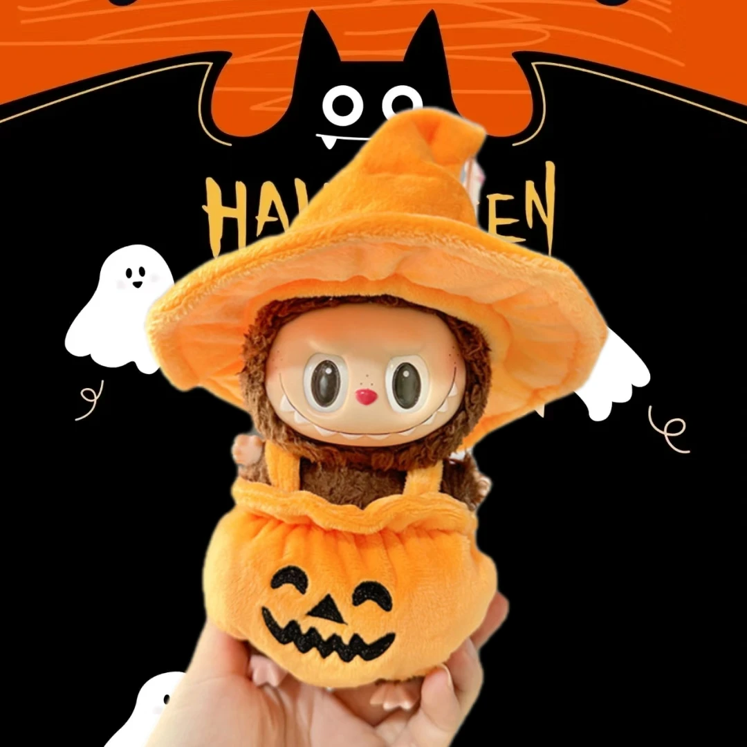 Одежда для Labubu, подходит для V1v2v3, аксессуары для кукол, подарок на Хэллоуин, одежда в виде тыквы, черные шапки, детская одежда, подвески, орнамент
Одежда для Labubu, подходит для V1v2v3, аксессуары для кукол, подарок на Хэллоуин, одежда в виде тыквы, черные шапки, детская одежда, подвески, орнамент