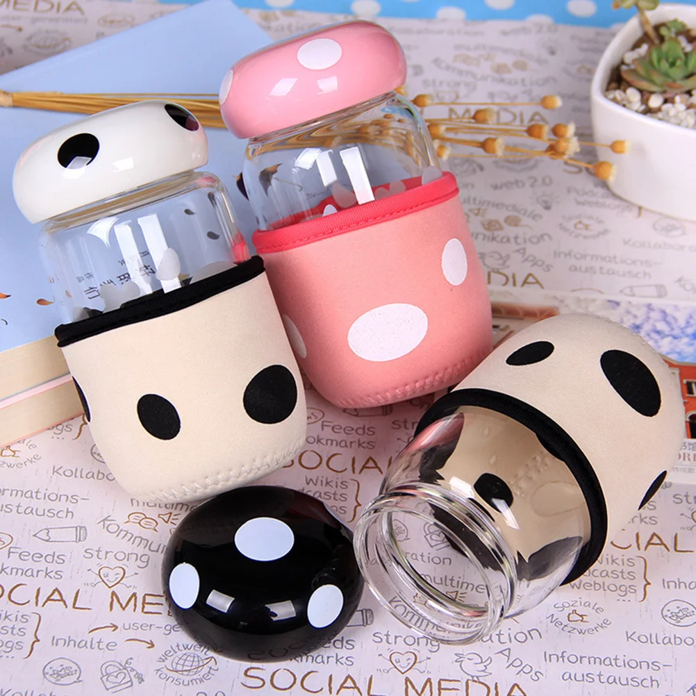 Glass Portable Tea Bottle 201-300Ml Mushroom Head Cover Stainless Steel Filter Leakproof High Temperature Resistant
Glass Portable Tea Bottle 201-300Ml Mushroom Head Cover Stainless Steel Filter Leakproof High Temperature Resistant