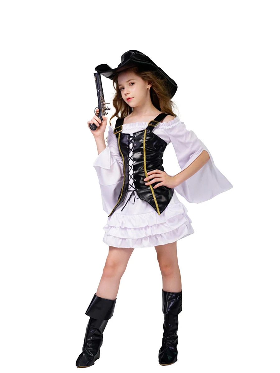 Halloween Girl Pirate Party Costume Carnival Children's Little Girl Pirate Role Playing Costume
Halloween Girl Pirate Party Costume Carnival Children's Little Girl Pirate Role Playing Costume
