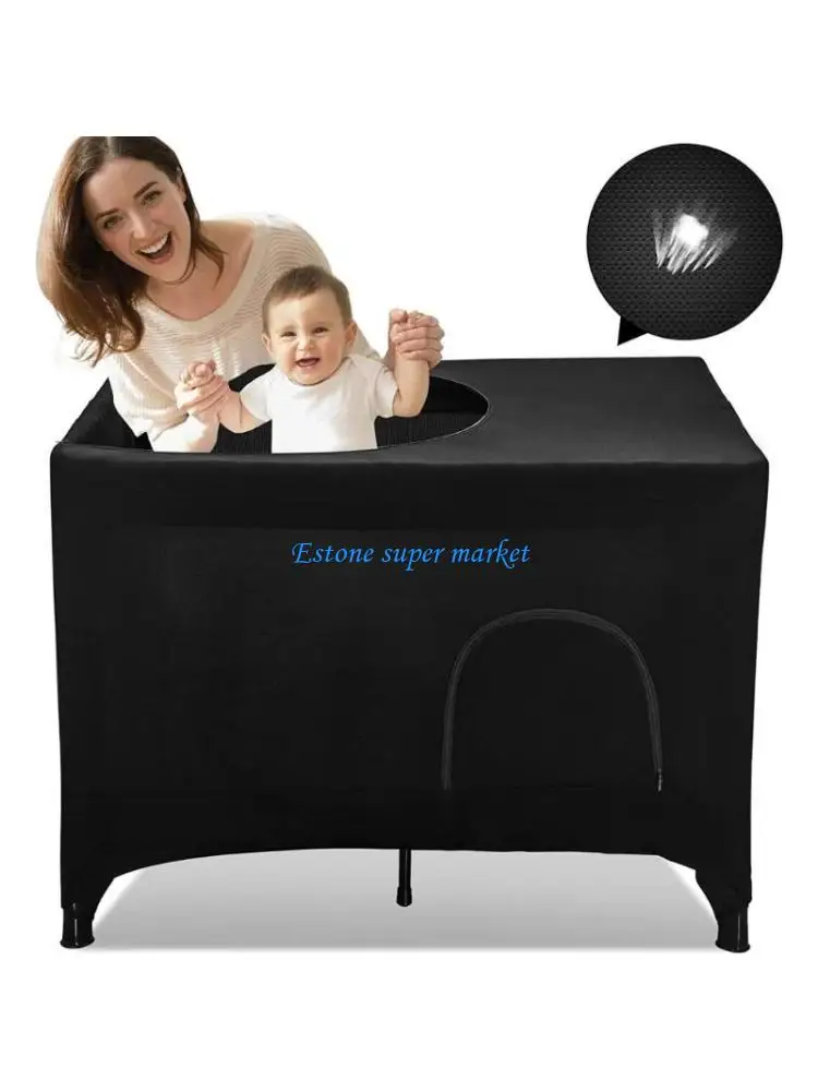 090B Lightweight Travel Crib Tent Baby Crib Sunshade with Light Blocking Features for Peaceful Sleep Environment Black
090B Lightweight Travel Crib Tent Baby Crib Sunshade with Light Blocking Features for Peaceful Sleep Environment Black