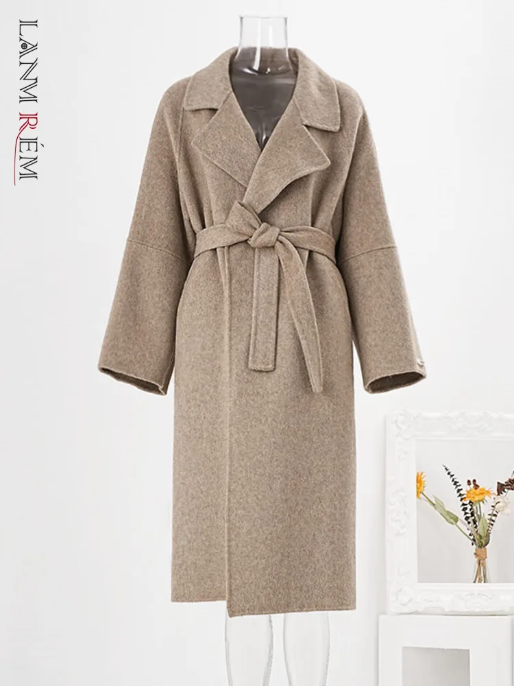 LANMREM High End Double Sided Wool Coats Women Lapel Long Sleeves Belt Overcoat Female Warm Clothing 2024 Autumn Winter CPG1865
LANMREM High End Double Sided Wool Coats Women Lapel Long Sleeves Belt Overcoat Female Warm Clothing 2024 Autumn Winter CPG1865
