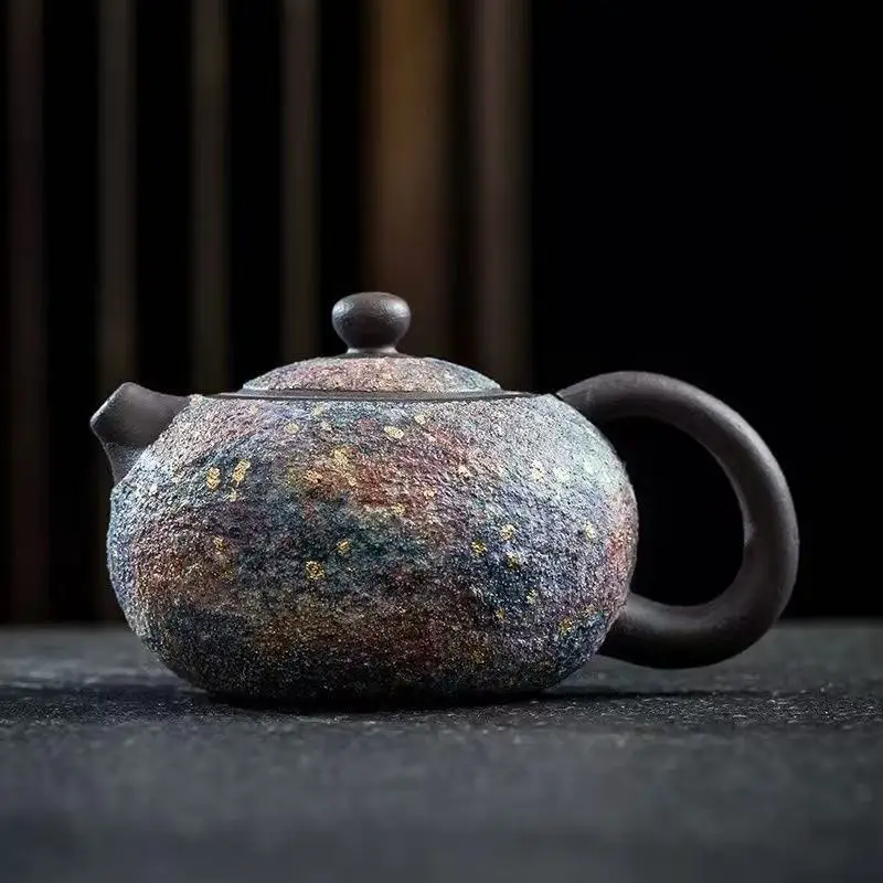 Master Pure Handmade Colorful Rock Mine Xishi Pot Household Gift High-end Jianzhan Retro Teapot Chinese Retro Top Design Tea Set
Master Pure Handmade Colorful Rock Mine Xishi Pot Household Gift High-end Jianzhan Retro Teapot Chinese Retro Top Design Tea Set
