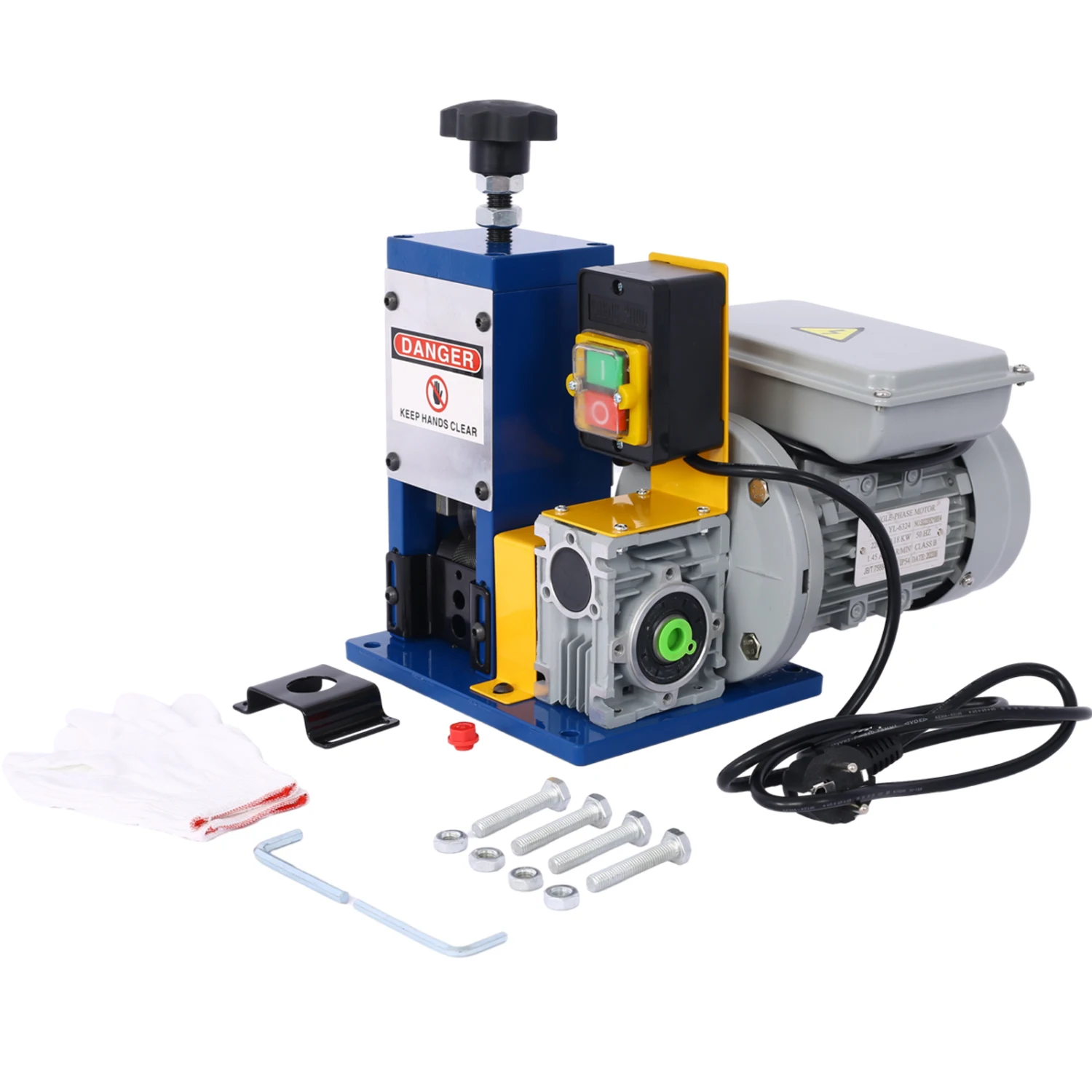 Copper Wire Stripping Machine, Motorized Stripper Tool for Scrap Electrical Wire Recycling, DIY Cable Stripper
Copper Wire Stripping Machine, Motorized Stripper Tool for Scrap Electrical Wire Recycling, DIY Cable Stripper