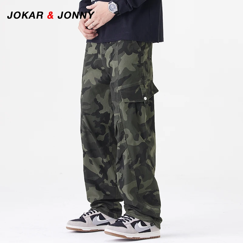 Американские повседневные камуфляжные прямые рабочие брюки, мужские свободные широкие длинные брюки, весна-осень JOKARJONNY
Американские повседневные камуфляжные прямые рабочие брюки, мужские свободные широкие длинные брюки, весна-осень JOKARJONNY