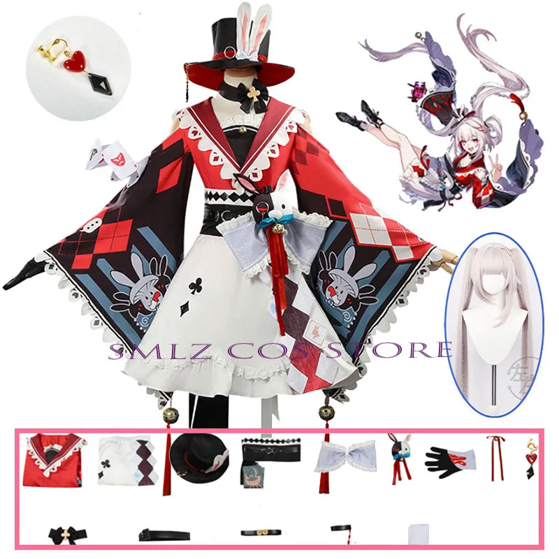 Sparkle Cosplay Costume Anime Game Honkai Star Rail Hibana Costume Dress Set Halloween Party Festival Role Play Women Clothing
Sparkle Cosplay Costume Anime Game Honkai Star Rail Hibana Costume Dress Set Halloween Party Festival Role Play Women Clothing