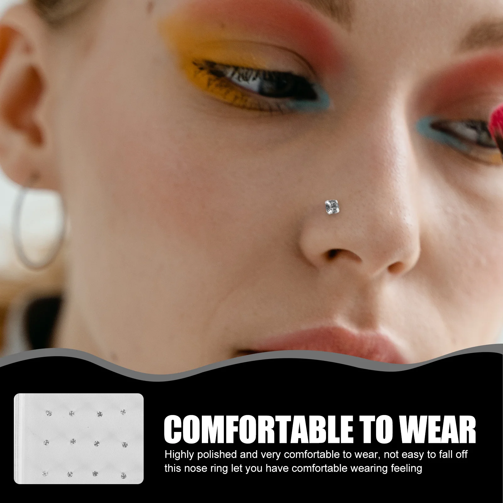 20pcs Nose Rings Studs Minimalist Metal Body Jewelry For Women Small Cartilage Piercing Studs Unique Comfortable Gift Set 
20pcs Nose Rings Studs Minimalist Metal Body Jewelry For Women Small Cartilage Piercing Studs Unique Comfortable Gift Set