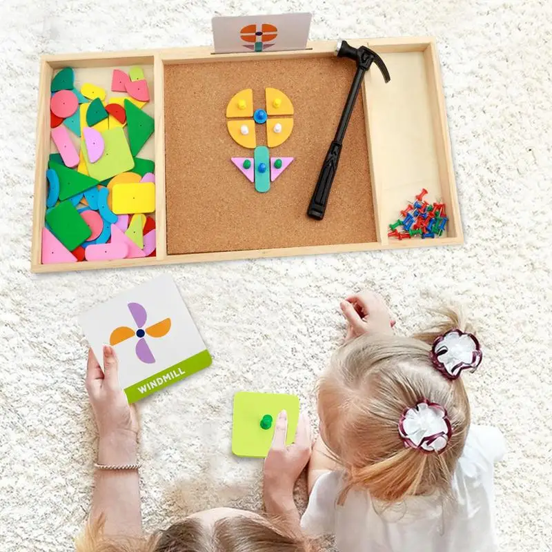 Geoboard For Kids Wooden Hammering Pounding Toy Enhance Wooden Hammering For Boost Fine Motor Skills Develop Creativity
Geoboard For Kids Wooden Hammering Pounding Toy Enhance Wooden Hammering For Boost Fine Motor Skills Develop Creativity