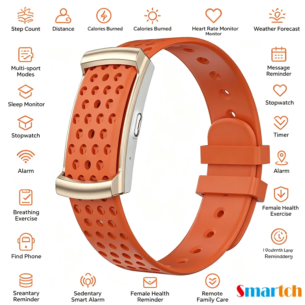 Health Smart Bracelet Men Women Sports Tracker Family Care IP68 Waterproof Smart Bracelets No Display Watch Heart Rate Monitor
Health Smart Bracelet Men Women Sports Tracker Family Care IP68 Waterproof Smart Bracelets No Display Watch Heart Rate Monitor
