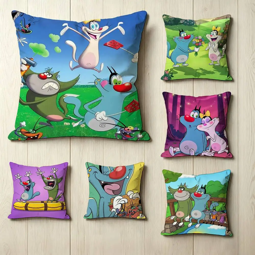 O-Oggy and the C-Cockroaches Pillow Case Square Double-Sided Sofa Cushion Cover Bedroom Bedside Pillow
O-Oggy and the C-Cockroaches Pillow Case Square Double-Sided Sofa Cushion Cover Bedroom Bedside Pillow